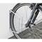 Compact bicycle rack for wall mounting